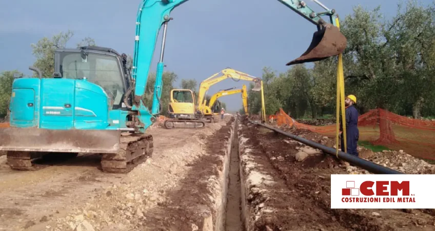 Costruzione metanodotti: l’uso dei macchinari adeguati per il rispetto dell’ambiente