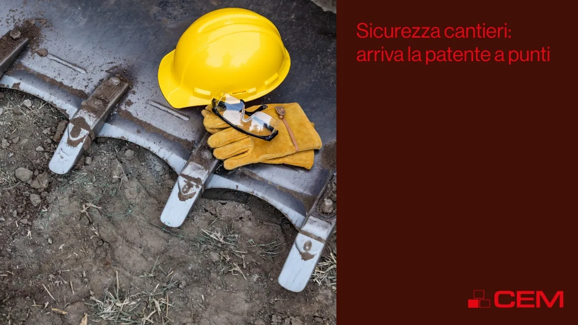 Sicurezza cantieri: arriva la patente a punti