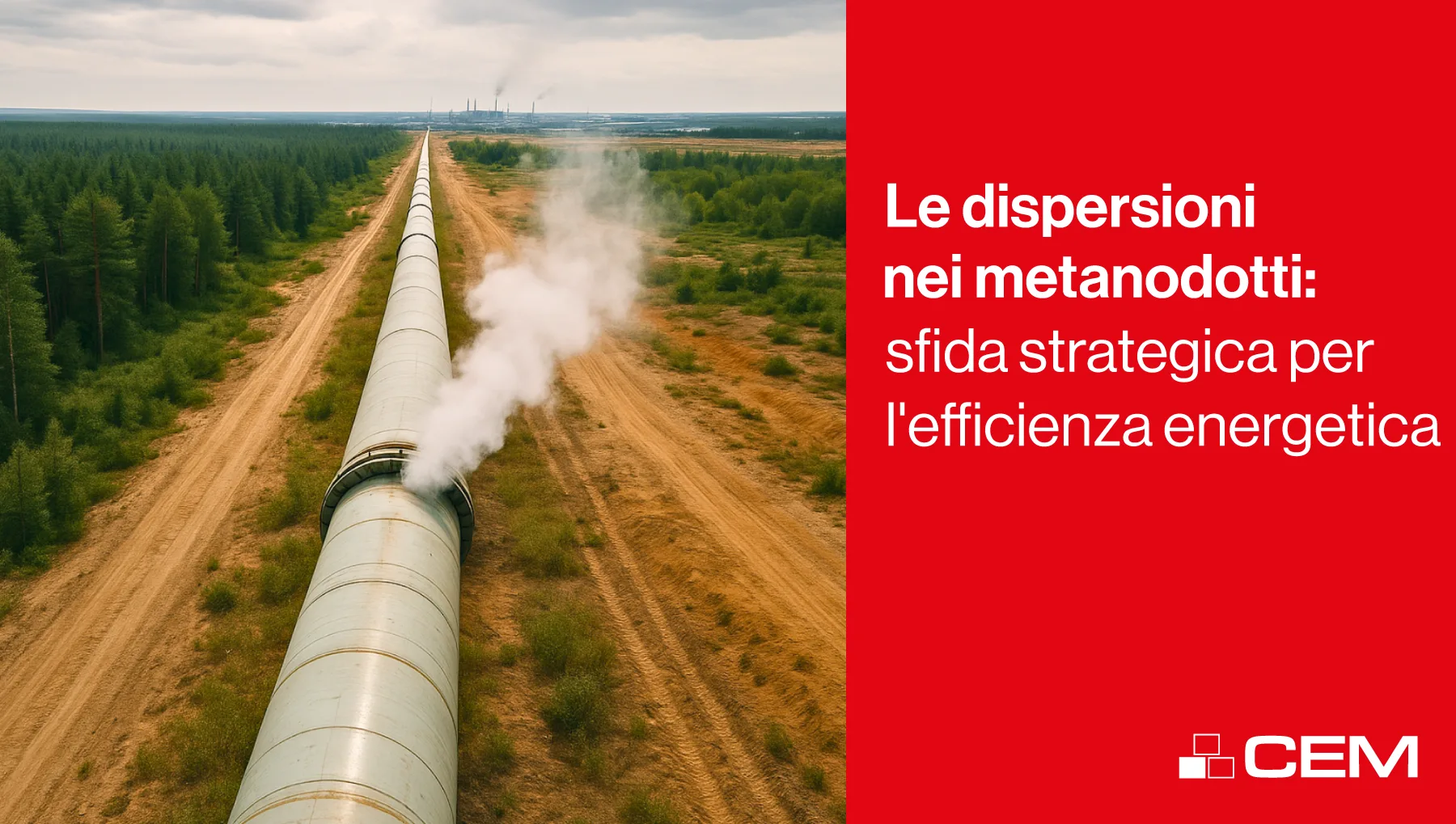 Le dispersioni nei metanodotti: sfida strategica per l’efficienza energetica